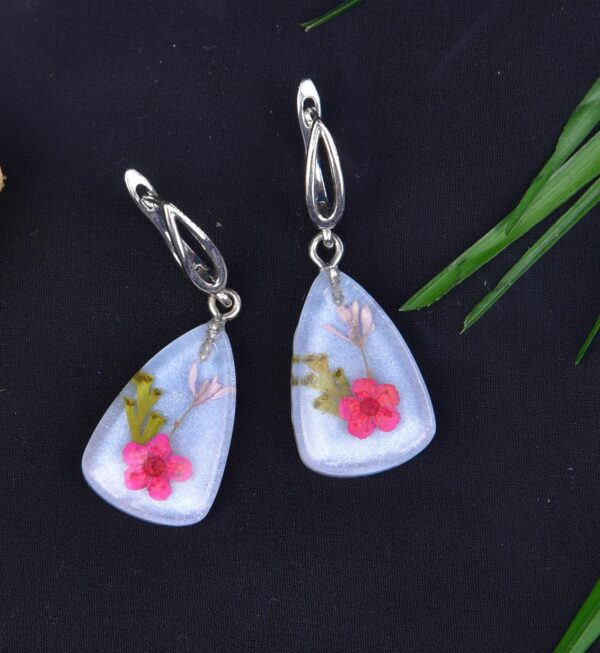 Anti-tarnish Pink earring