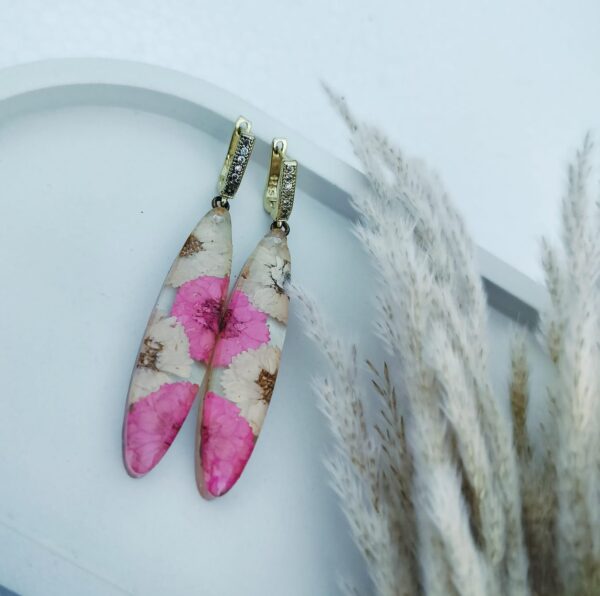 Pink Hibiscus - Beauty earrings