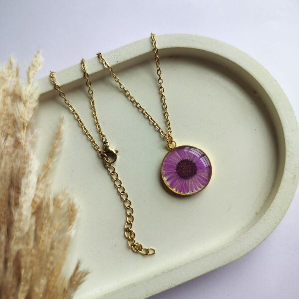 Real flower pendant (Anti-tarnish)