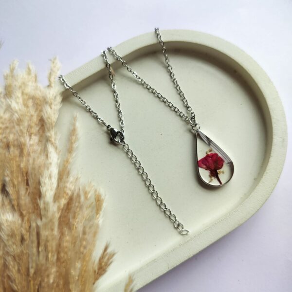 Real flower pendant (Anti-tarnish)