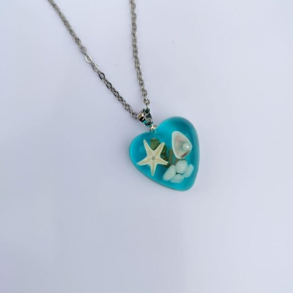 Seashore pendant with real Starfish