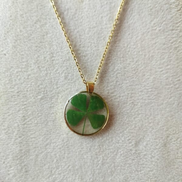 Real flower jwellery pendant anti-tarnish