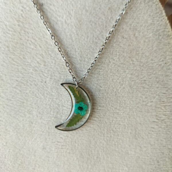 Real flower jwellery pendant anti-tarnish